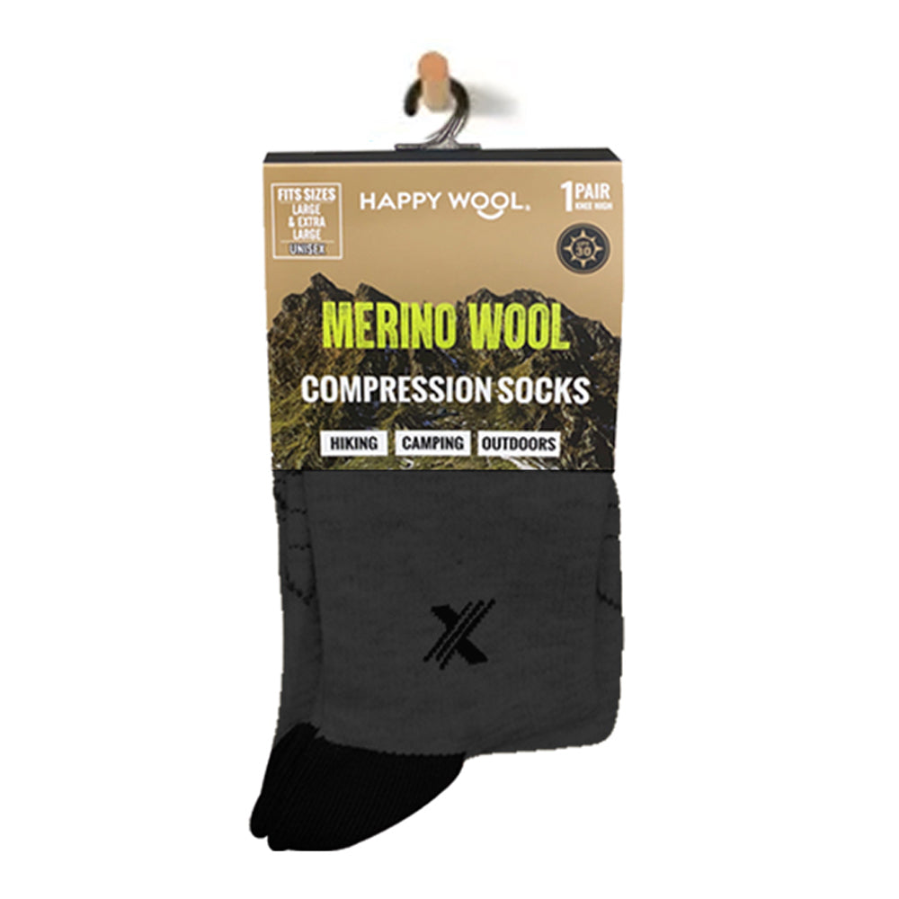 MERINO WOOL COMPRESSION BOOT SOCKS