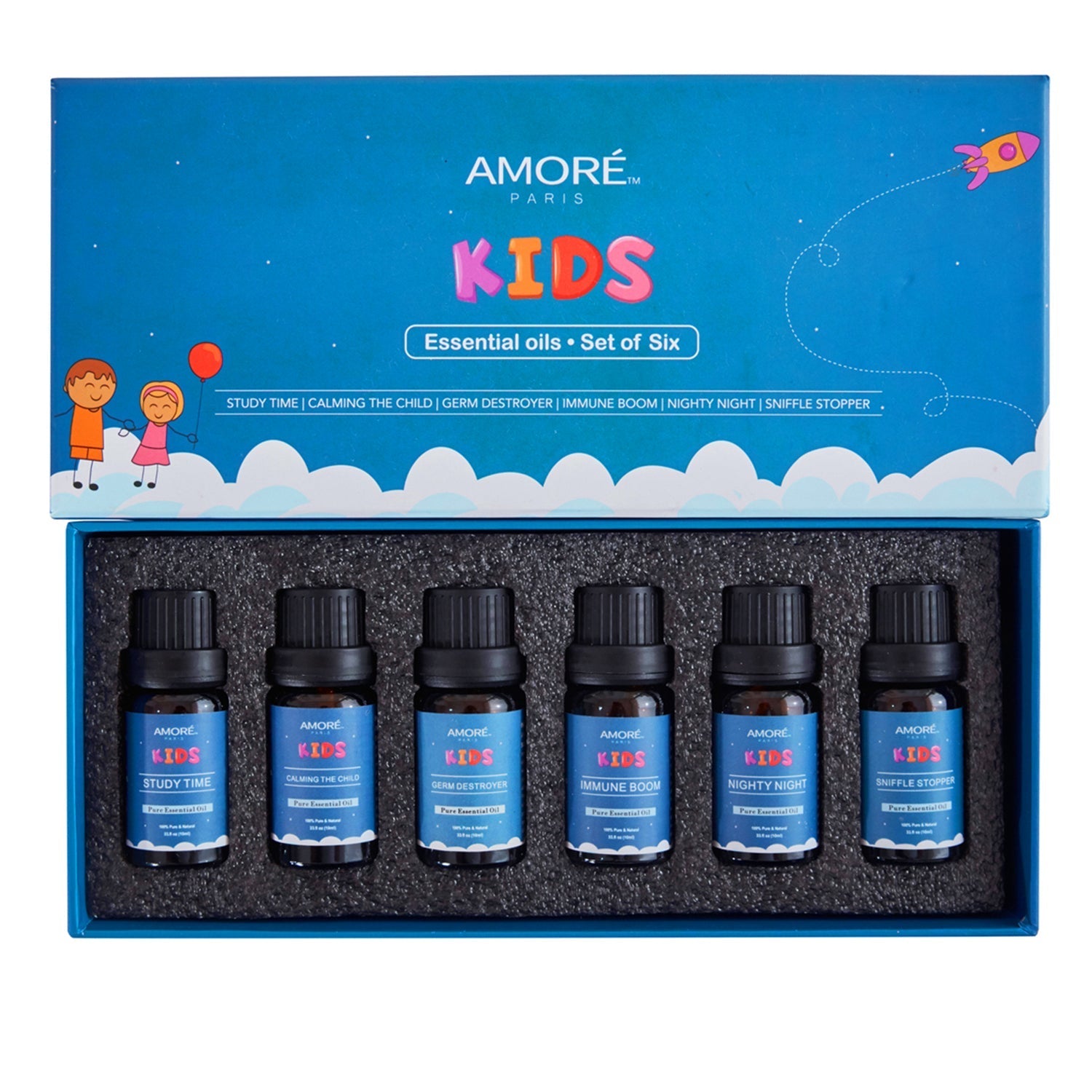 KIDS COLLECTION ESSENTIAL OILS (6 OILS IN A GIFT SET)