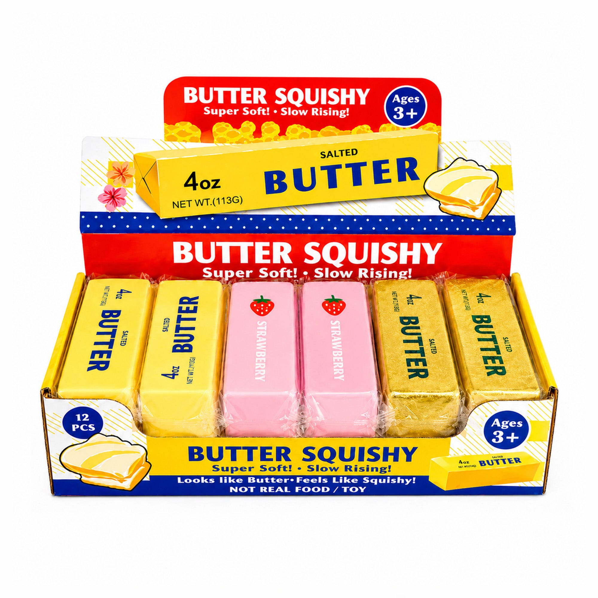Jumbo Butter Mix Squishy – Slow Rise Sensory Toy