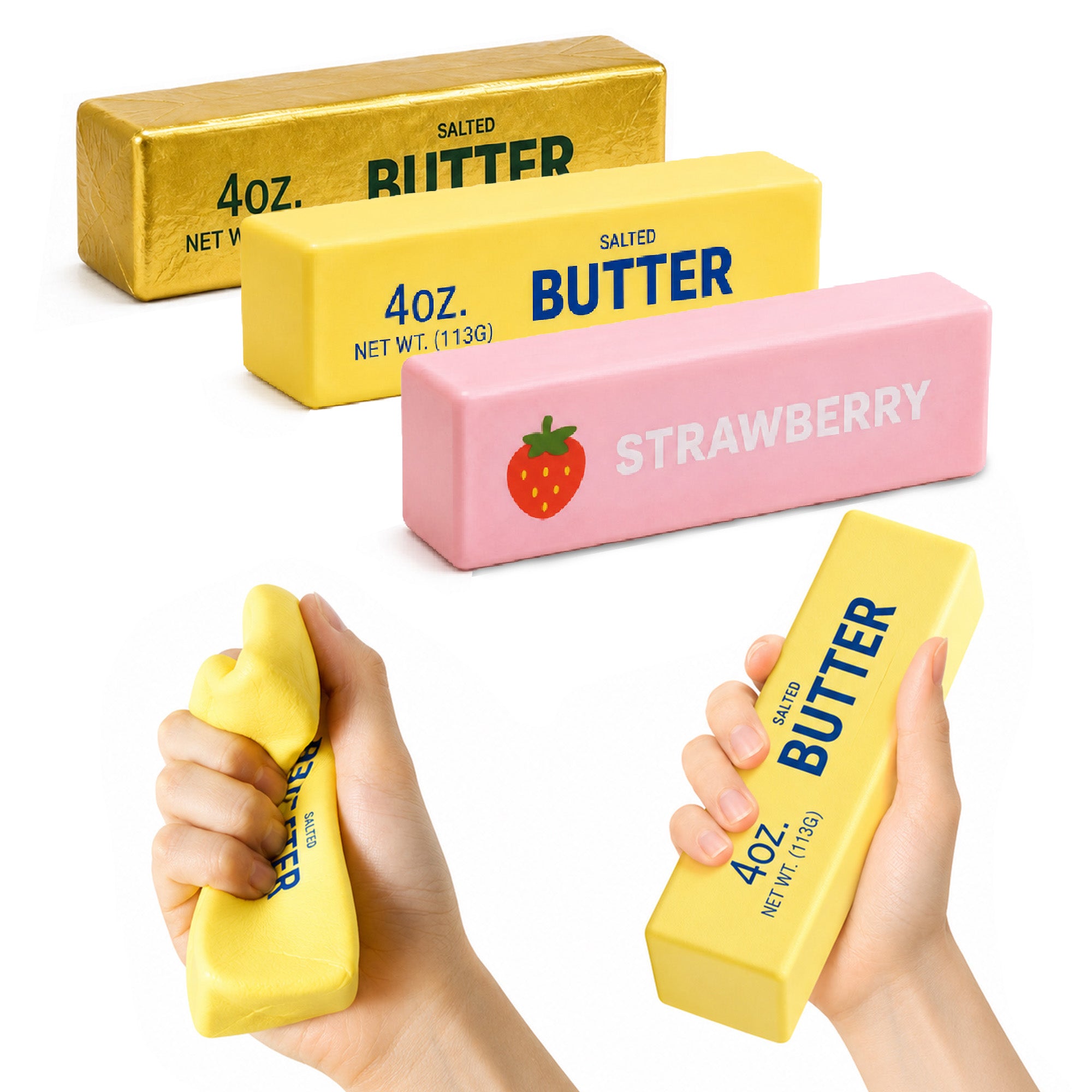 Jumbo Butter Mix Squishy – Slow Rise Sensory Toy