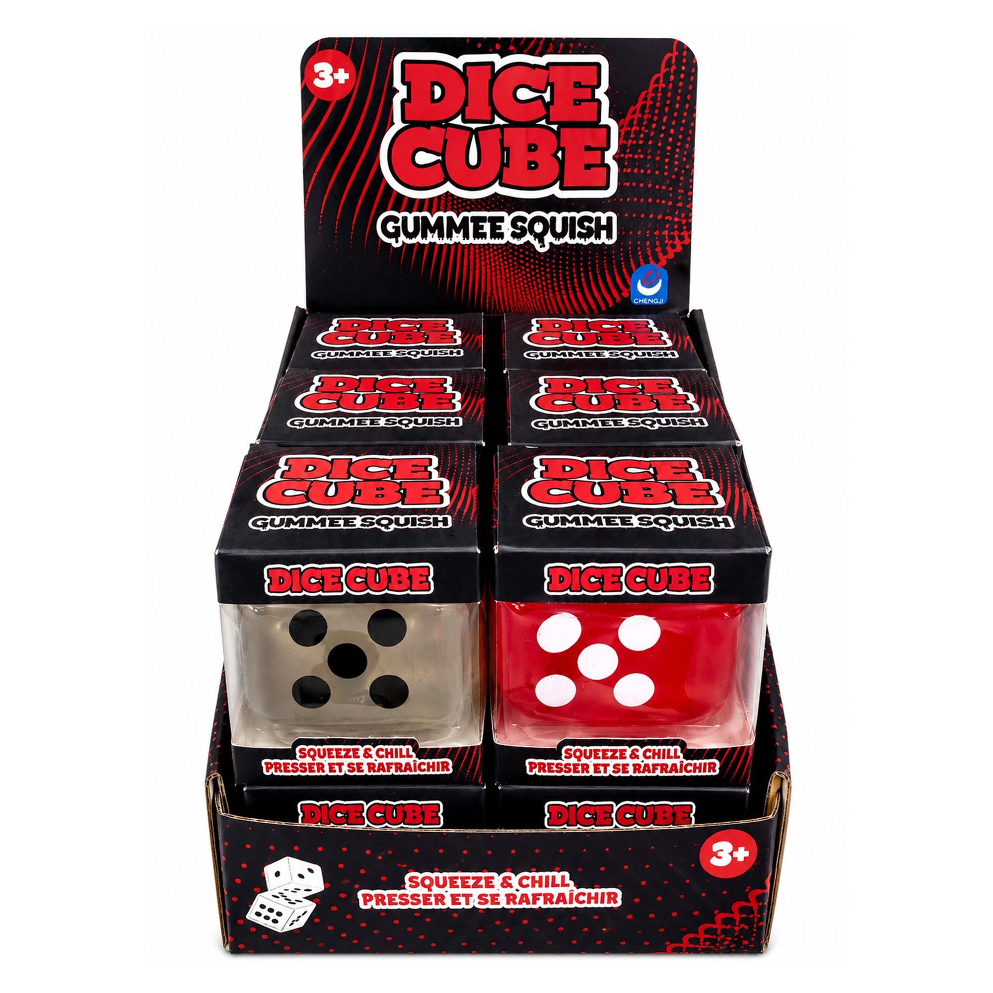 Dice Squishy Stress Ball – Slow Rising PU Foam Toy