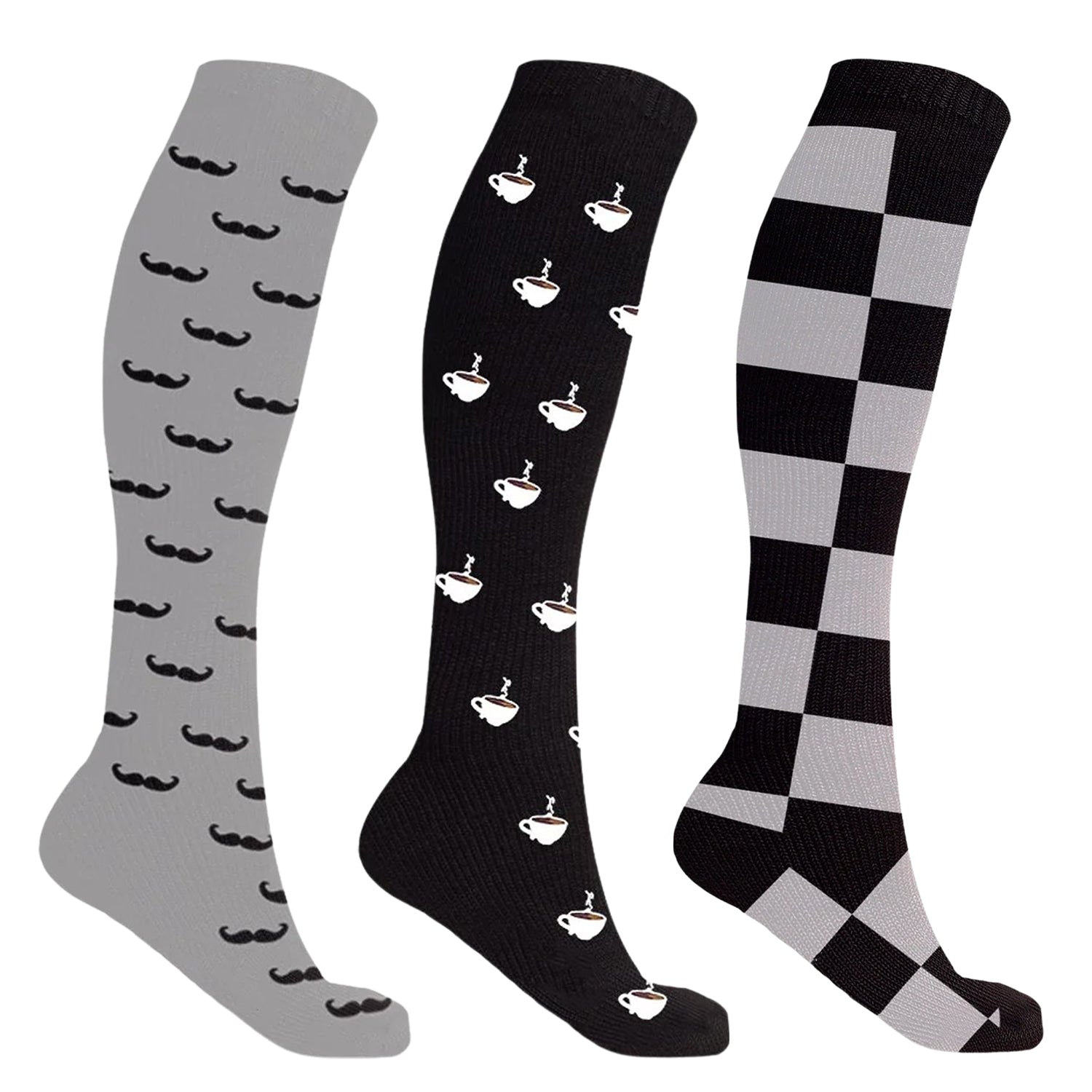 Men’s Compression Knee Socks – Travel & Daily Support