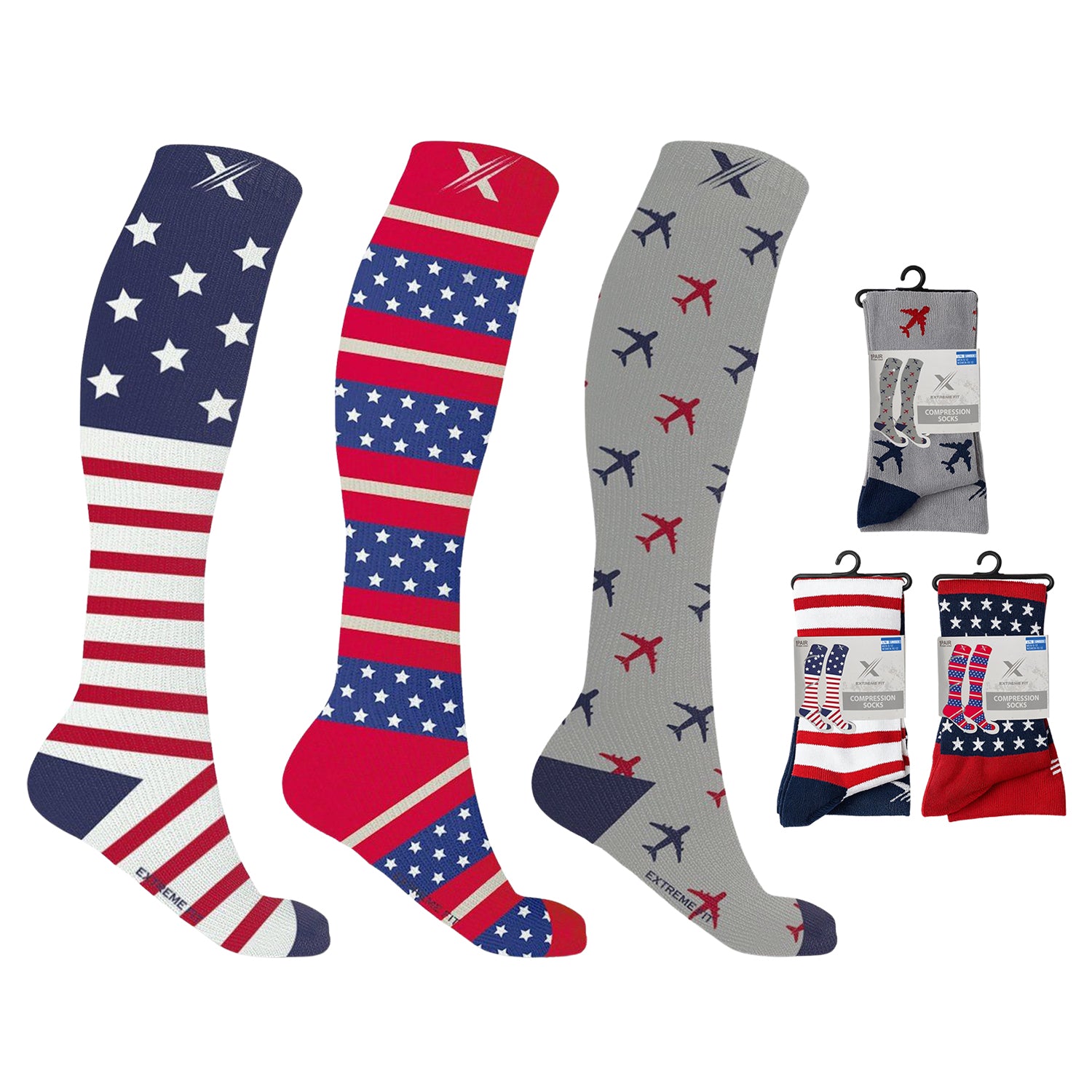 PATRIOTIC COLLECTION - 3 ASST STYLES