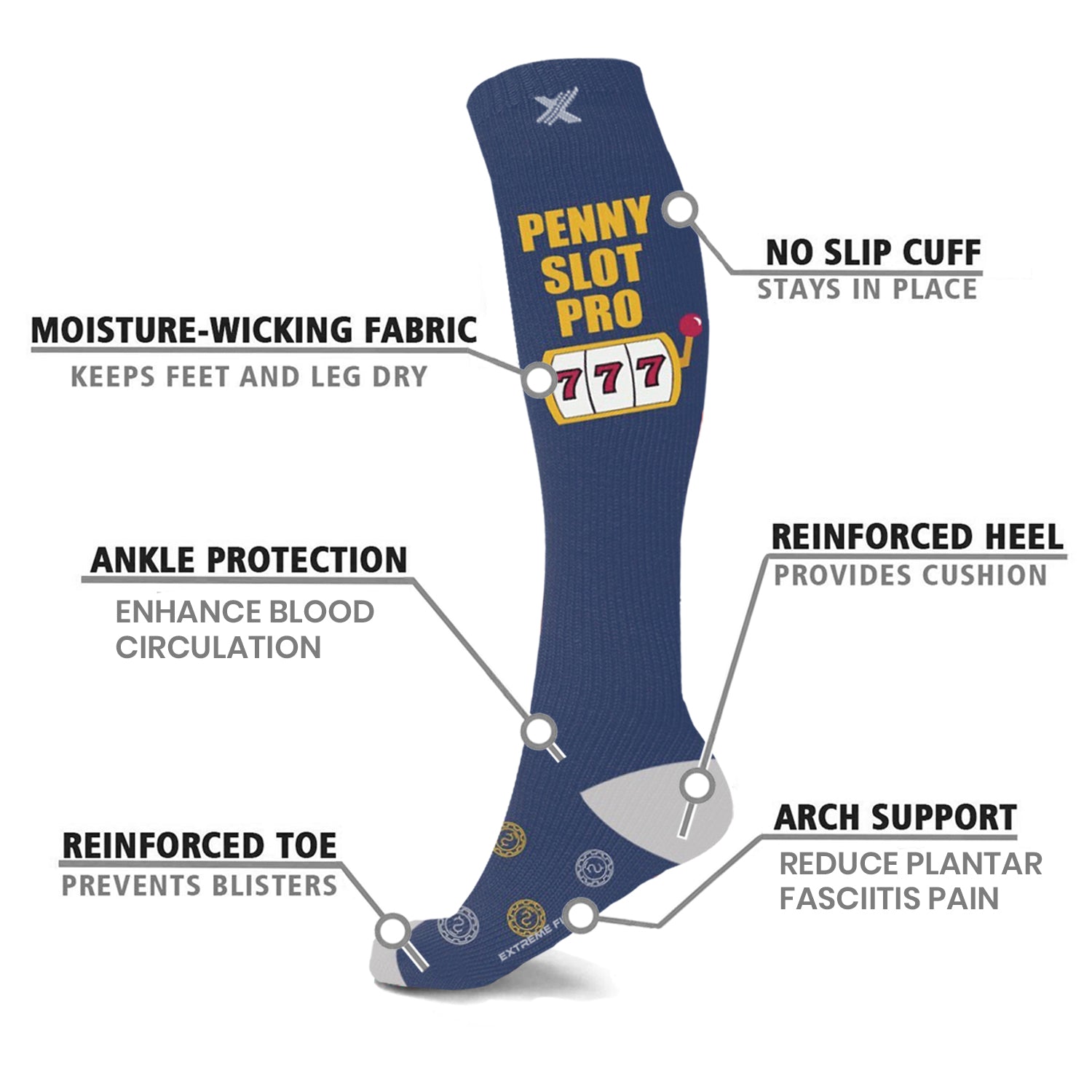 PENNY SLOT PRO COMPRESSION SOCKS