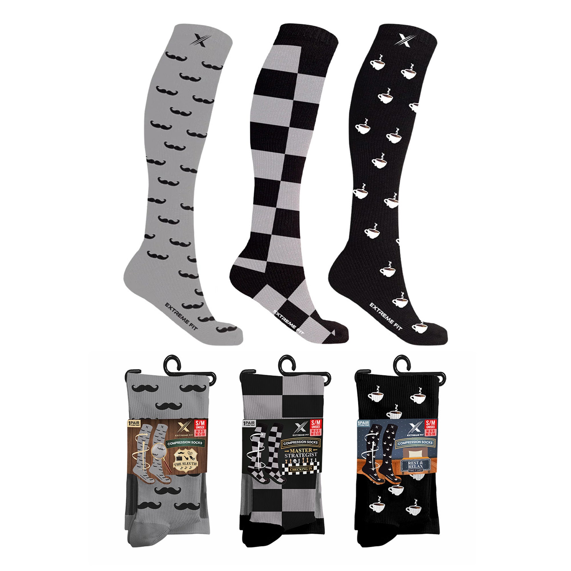 Men’s Compression Knee Socks – Travel & Daily Support