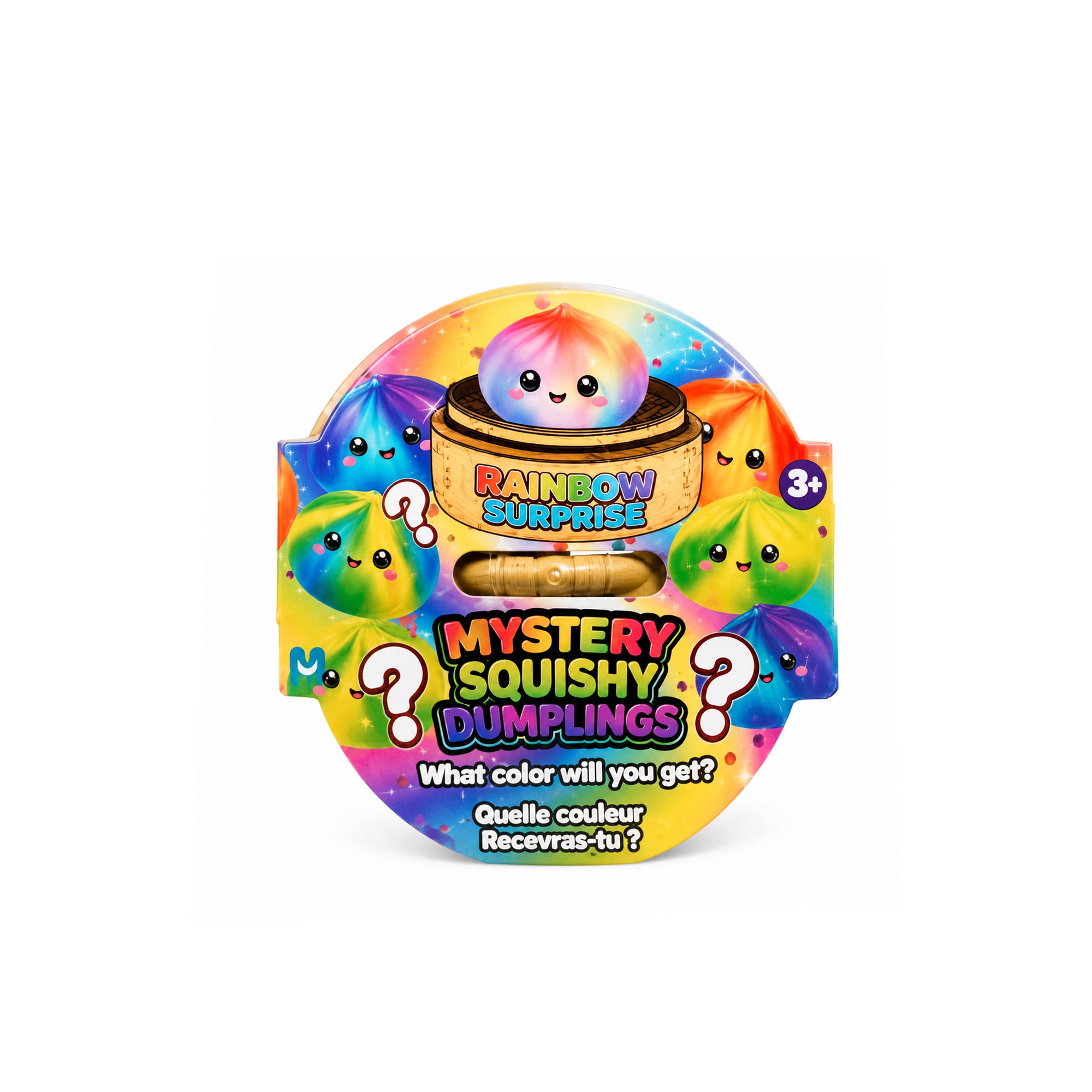 Mini Tie Dye Dumpling Squishy – Sensory Squeeze Toy
