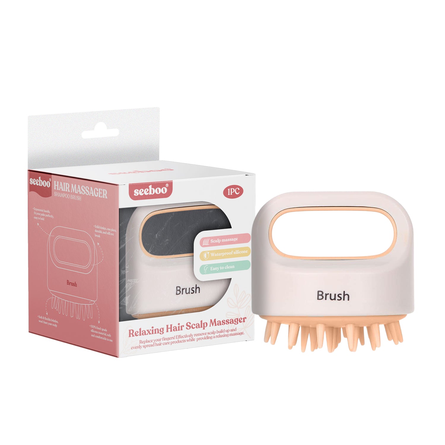 Wet And Dry Hair Scalp Massager Exfoliator for Hair