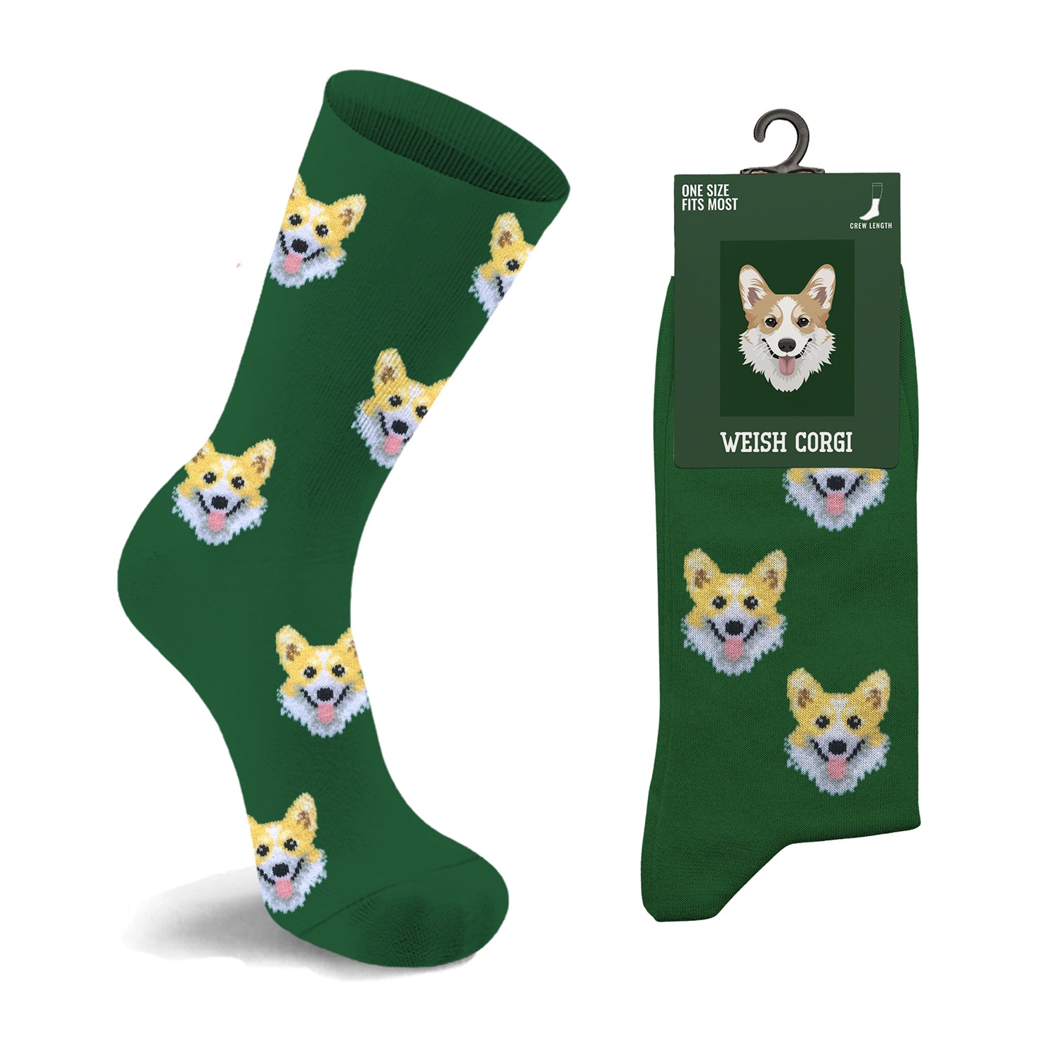 Unisex Dog Crew Socks – Soft Cotton Blend Everyday Comfort