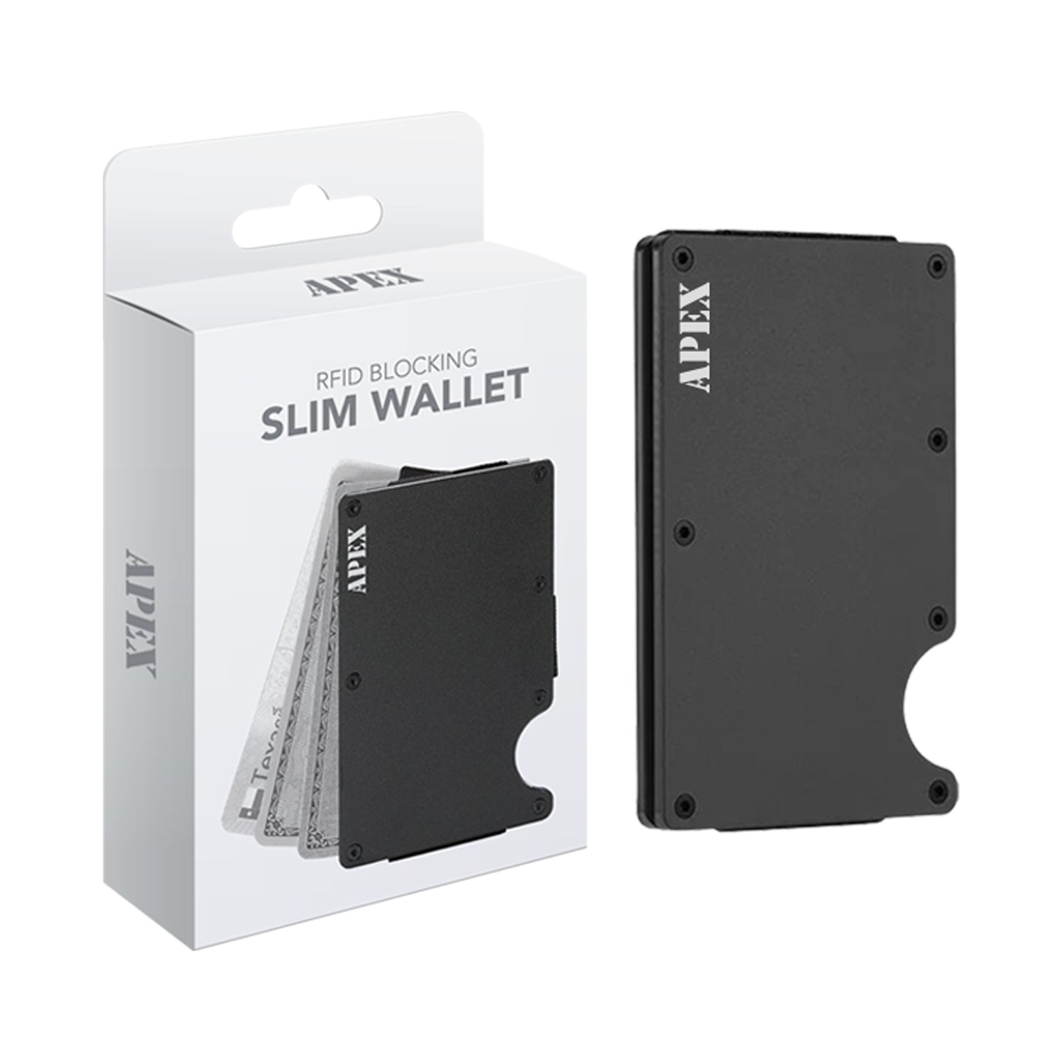 RFID Blocking Minimalist Scratch Resistant Slim Credit Card