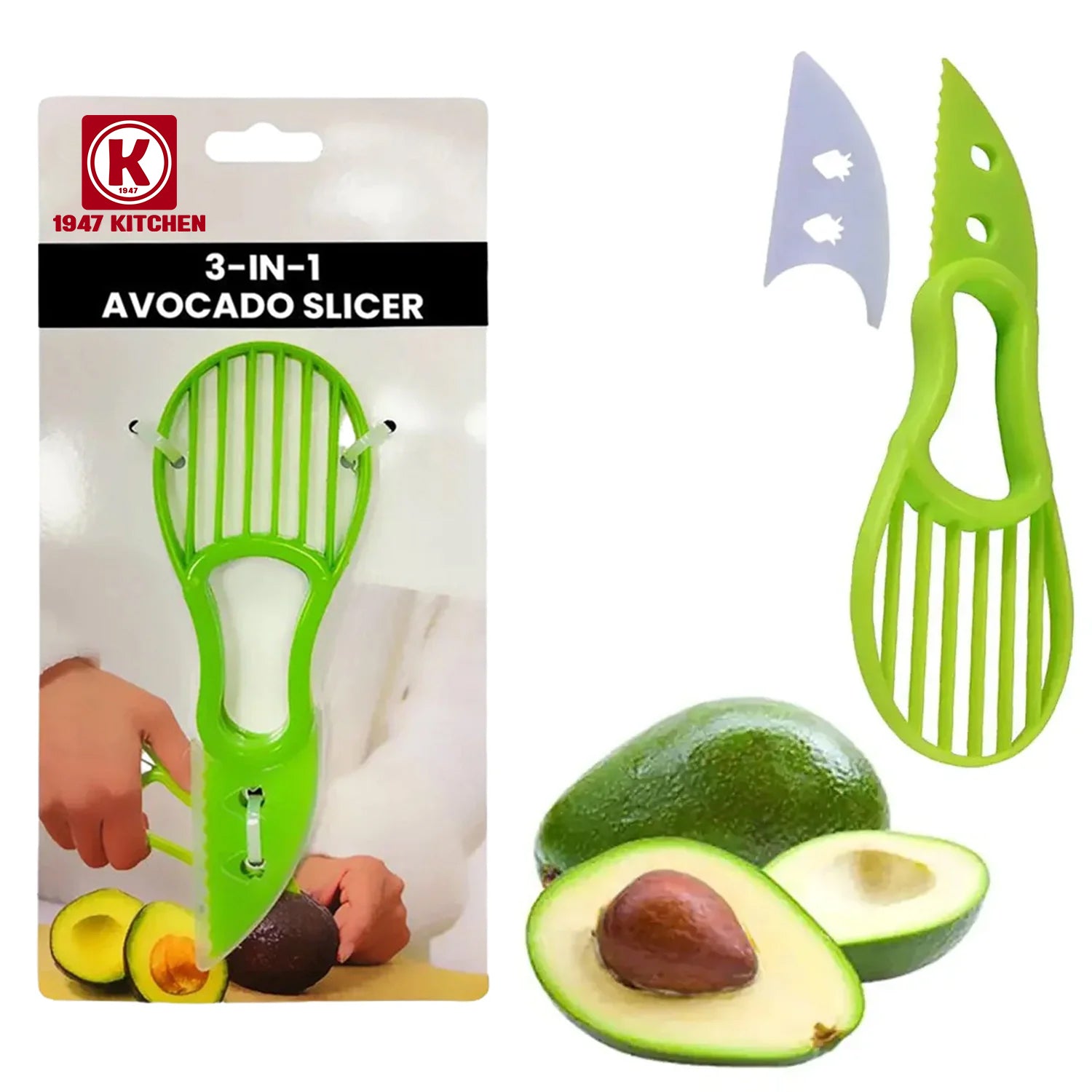 3 IN 1 AVOCADO CUTTER & SLICER